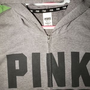 PINK zip up hoodie